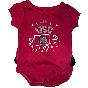 NWOT 12m Adidas USC Gamecocks Onesie
